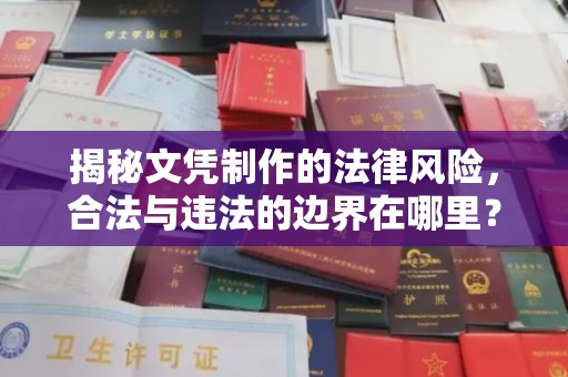 东兰揭秘文凭制作的法律风险，合法与违法的边界在哪里？