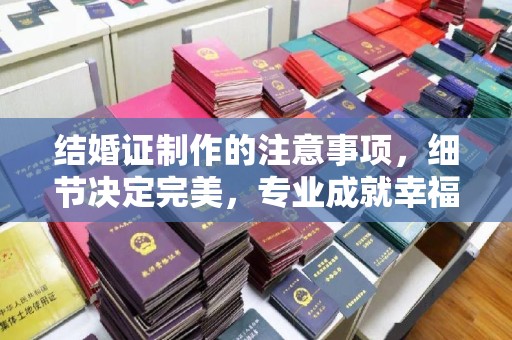 东兰结婚证制作的注意事项，细节决定完美，专业成就幸福