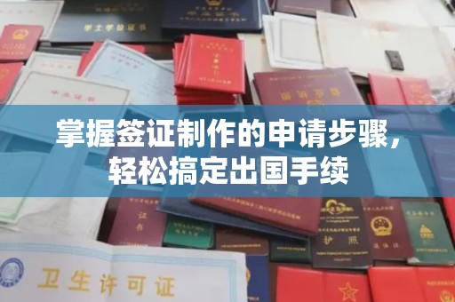 东兰掌握签证制作的申请步骤，轻松搞定出国手续