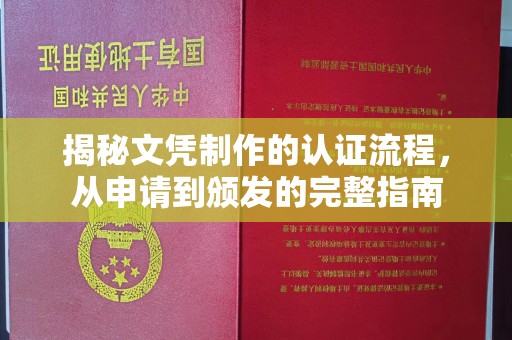 东兰揭秘文凭制作的认证流程，从申请到颁发的完整指南