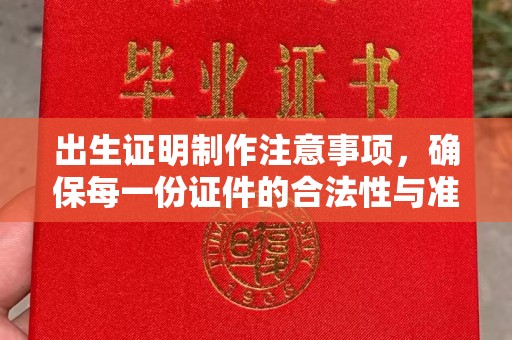 东兰出生证明制作注意事项，确保每一份证件的合法性与准确性