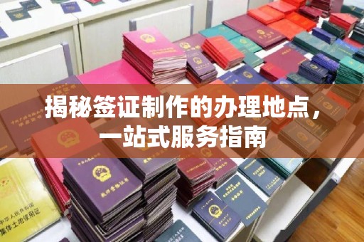 东兰揭秘签证制作的办理地点，一站式服务指南