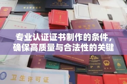 东兰专业认证证书制作的条件，确保高质量与合法性的关键要素