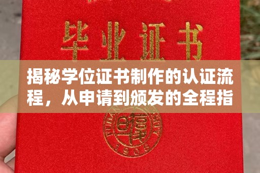 东兰揭秘学位证书制作的认证流程，从申请到颁发的全程指南