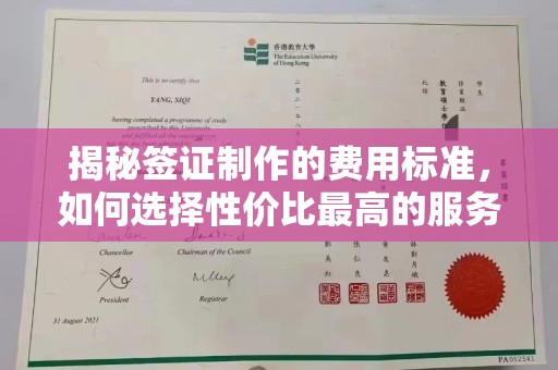 东兰揭秘签证制作的费用标准，如何选择性价比最高的服务？