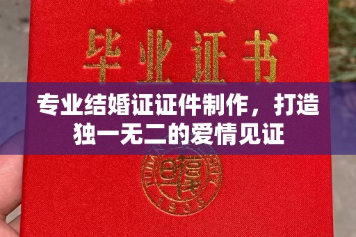 东兰专业结婚证证件制作，打造独一无二的爱情见证